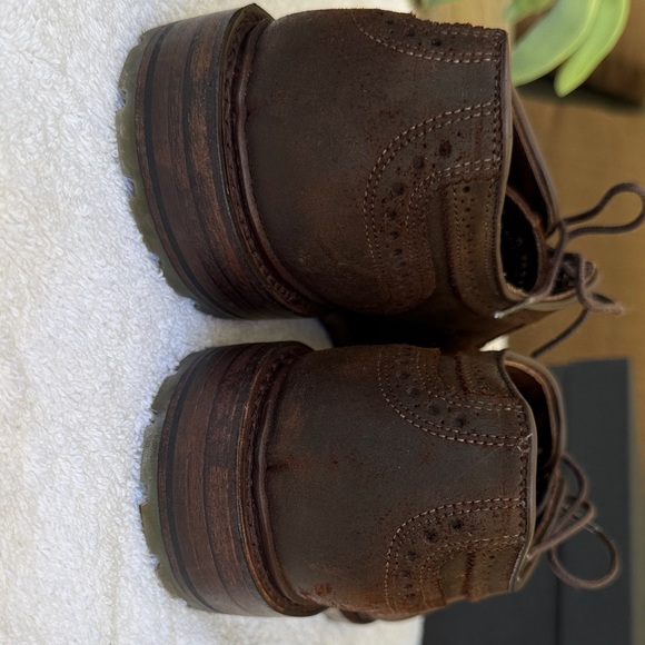 Allen Edmonds McTavish Brown Leather Shoes - Picture 3 of 7